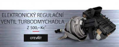 Elektrický regulační ventil turbodmychadla